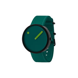 PICTO Wrist Watch, ocean green/matt black/ocean green, PICTO
