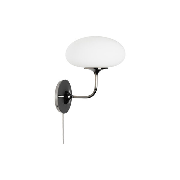 Stemlite Wall Lamp, black chrome, GUBI