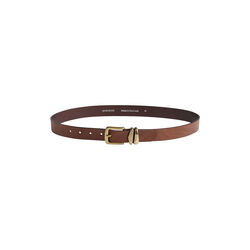 AdleyMBG Belt, cognac w/br. gold, Markberg