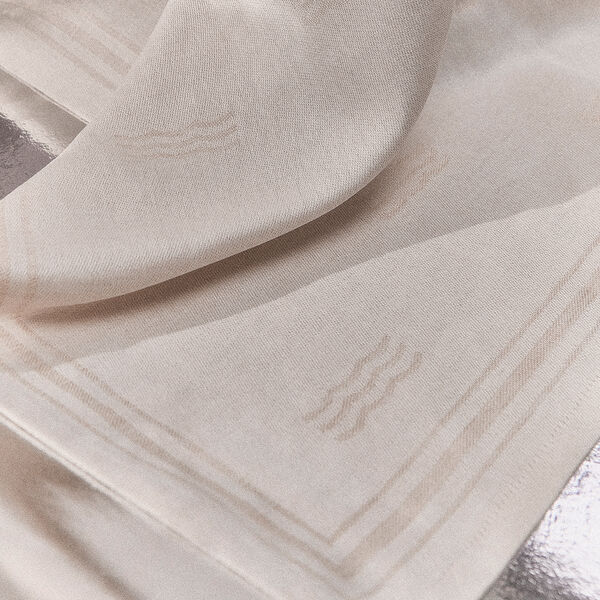 Waves Tablecloth, white, Royal Copenhagen