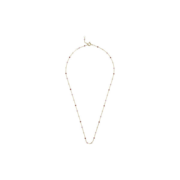Lola necklace, guld/rosie, ENAMEL Copenhagen