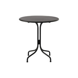 Thorvald SC96 Outdoor Caf&eacute; Table Round, warm black, &Tradition