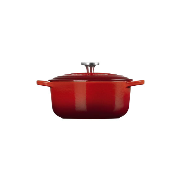Signature Round Cocotte | 20 cm | Cerise, Le Creuset