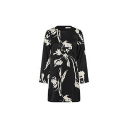 MeadowIW Short Dress, black painted flower, InWear