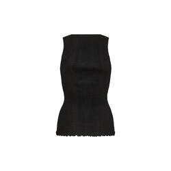 MMElaine Seamless Silk Tank Top, black, MOS MOSH