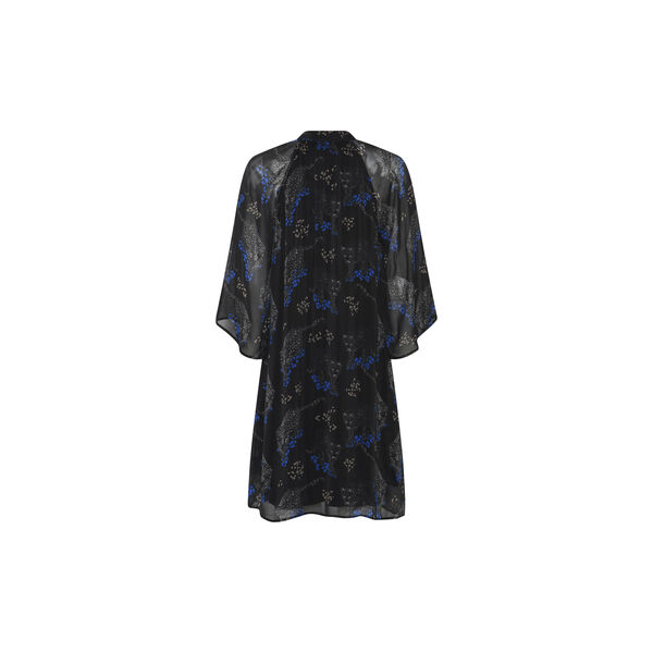 ChionoBBWendisa dress, black blue leopard print ChionoBBWendisa dress, black blue leopard print, Bruuns Bazaar