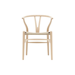 CH24 Wish Bone Chair, soap treated beech/natural, Carl Hansen & Søn