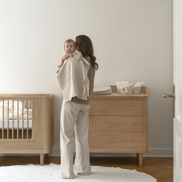 Calm Swaddle, light stone, We Are Bitte