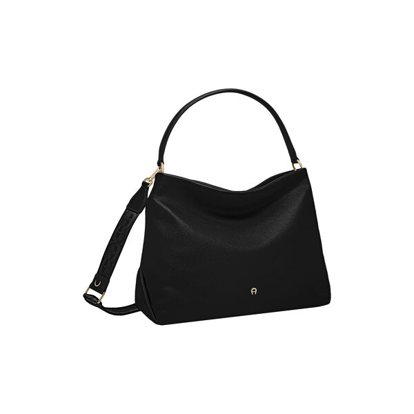 Paola Hobo Bag | Black, Aigner