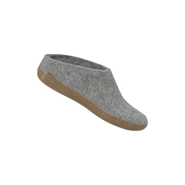 Felt Slippers, grey Felt Slippers, grey, Glerups