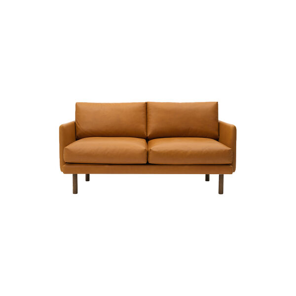 Emo 2 Seater Sofa, Dakar Cognac/r&oslash;get eg, Bruunmunch Furniture