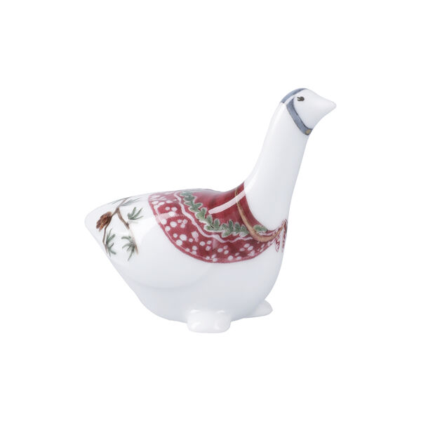 Hammersh&oslash;i Christmas Goose porcelain figurine, K&auml;hler