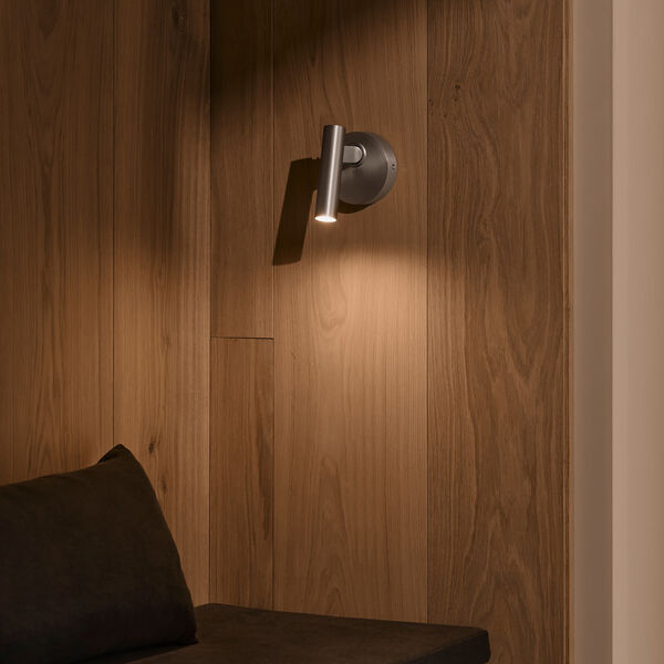 Makoto Wall Light, satin chrome, Design For The People