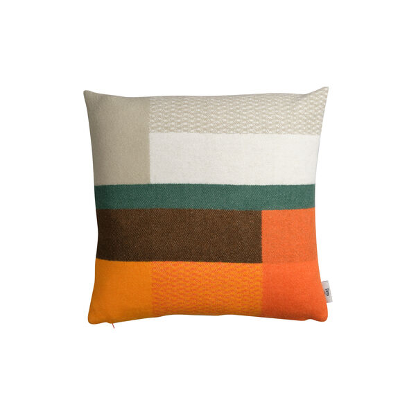 MIKKEL Cushion, orange, R&oslash;ros Tweed