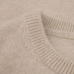 Janet Short sleeve Knit, beige, Stenströms
