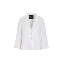Airy linen a-shape jacket, white, BITTE KAI RAND