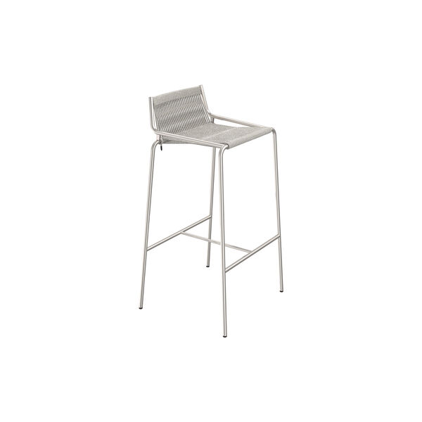 Noel Bar Chair, steel/fair grey, Thorup Copenhagen