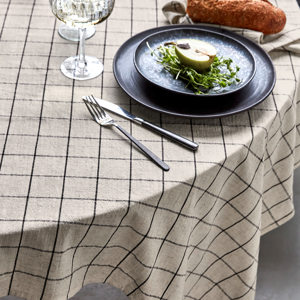 HDJoin Tablecloth, black/off-white, House Doctor