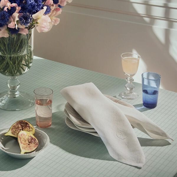 CLASSIC LINES Tablecloth, glass green, Georg Jensen Damask