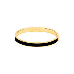 BANGLE Bracelet 7 mm T2, black/light gold, bangle up