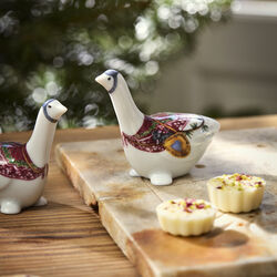 Hammersh&oslash;i Christmas Goose porcelain figurine, K&auml;hler