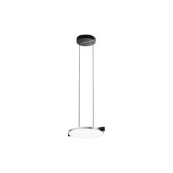 INLAY S2 DISC Pendant, matt black/satin silver, LIGHT-POINT