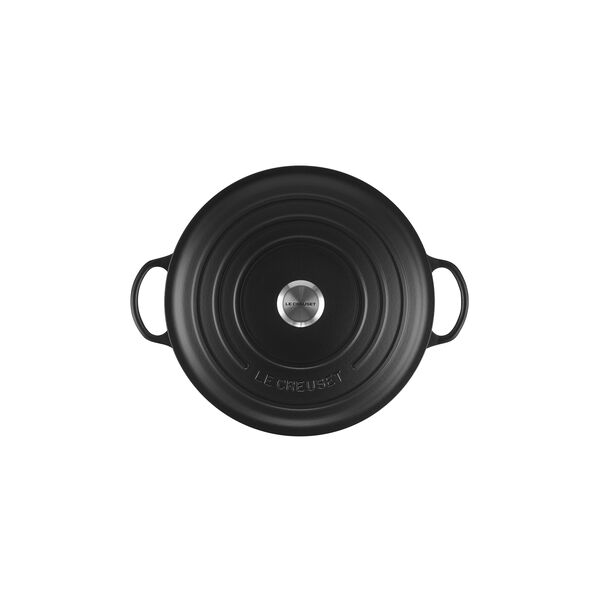 Signature cast iron soup pot &Oslash; 32 cm, matte black, Le Creuset