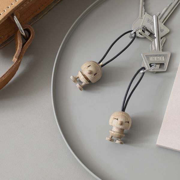 Classic Bimble Keychain, oak, Hoptimist