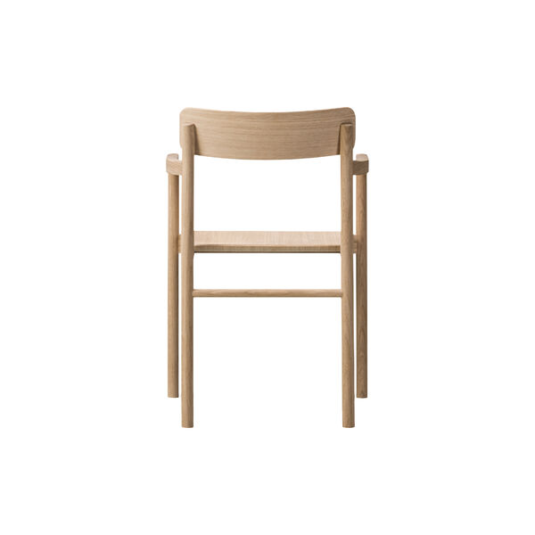 Post Armchair, lacquered oak, Fredericia Furniture