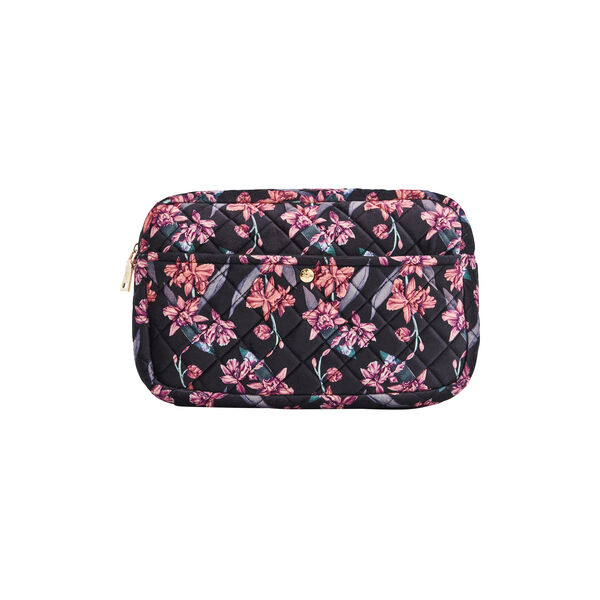 Beauty Bag Large, flawless black, Fan Palm