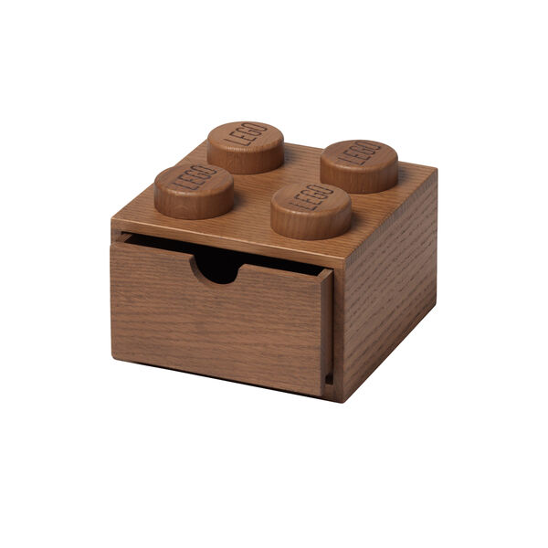 LEGO® 2x2 Desk Drawer, dark stained oak, Room Copenhagen