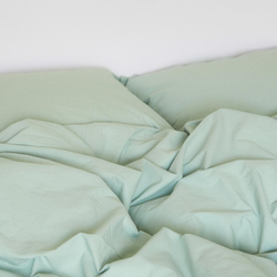 Percale Bedding, green, Sekan