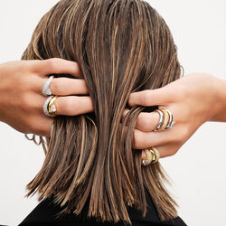 Wave Pave Combo Ring, Philippa Studios