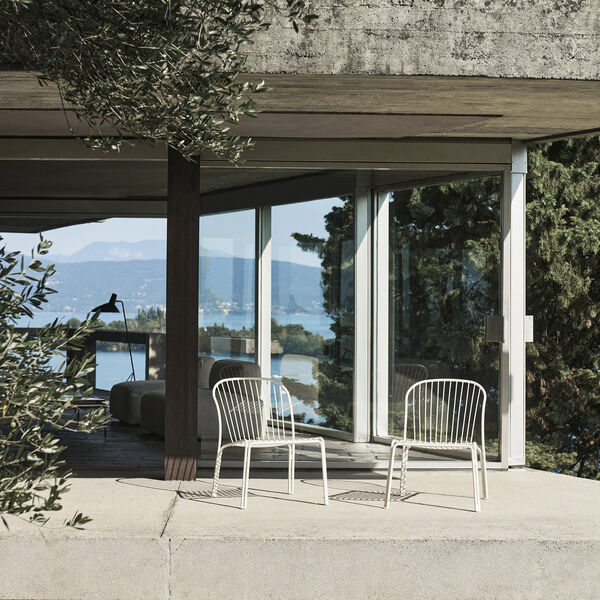 Thorvald SC100 Outdoor Lounge Chair, ivory, &Tradition