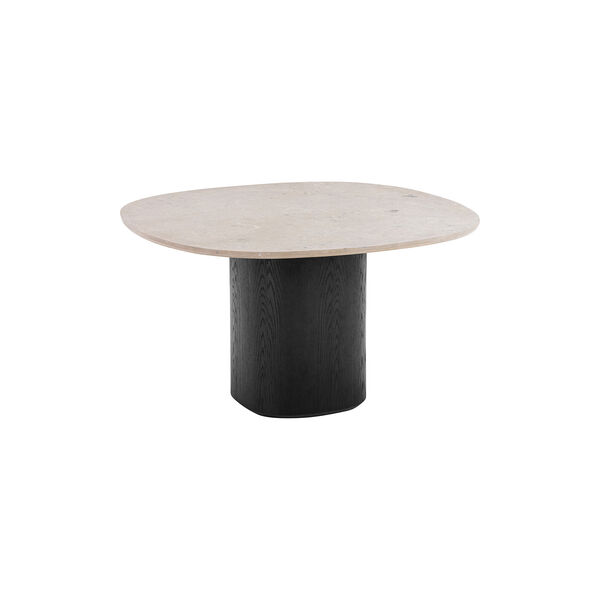 Ovata Dining Table, Jura Grey limestone/black oak, Wendelbo