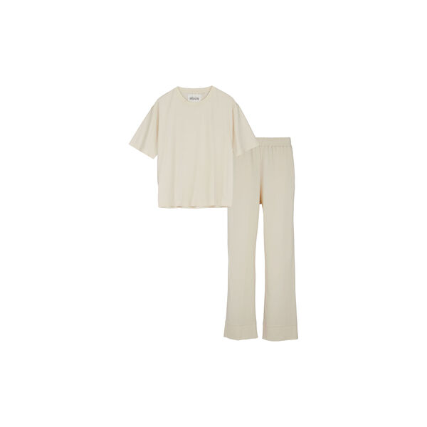 Jersey Pyjamas, off white, Aiayu
