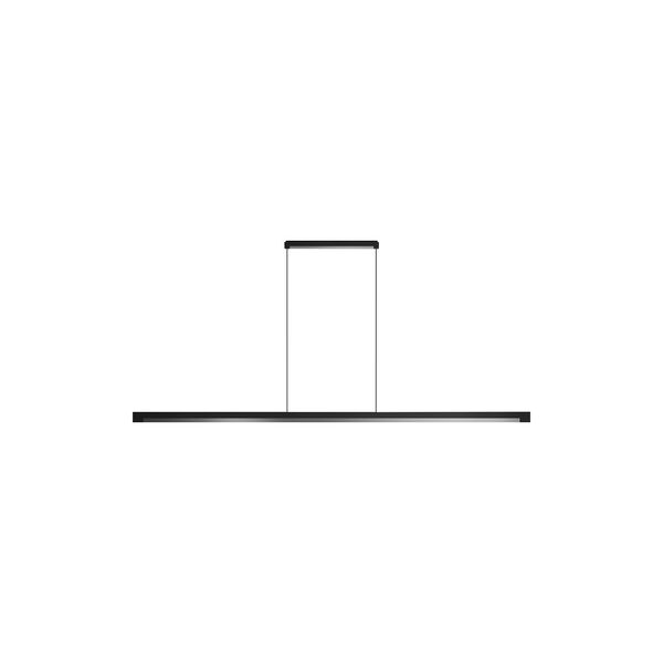 INLAY S1900 LINEAR Pendant, matt black/satin silver, LIGHT-POINT