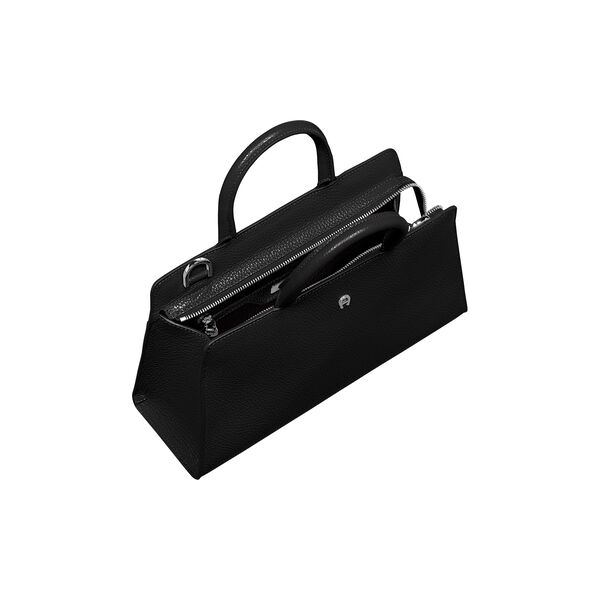 Cybill Handbag Stretch M, black Cybill Handbag Stretch M, black, Aigner