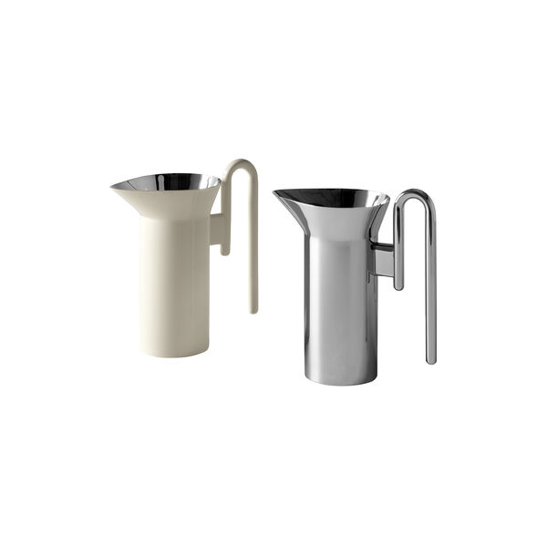 Momento JH38 Jug, polished steel Momento JH38 Jug, polished steel, &Tradition