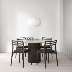 VIPP494 Cabin Round Table, jura grau blau/dark oak, Vipp