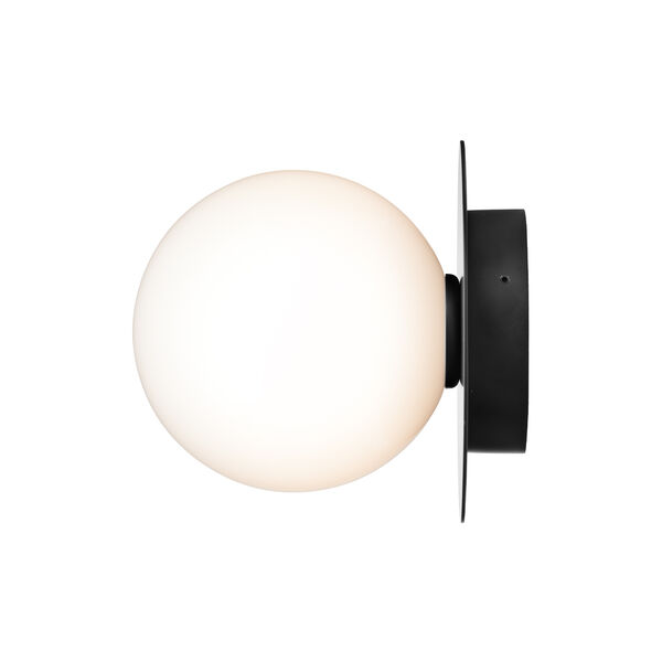 Liila 1 Outdoor Wall Lamp, black/opal, Nuura
