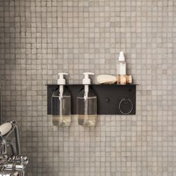 Dora Bathroom Shelf, black, ferm LIVING