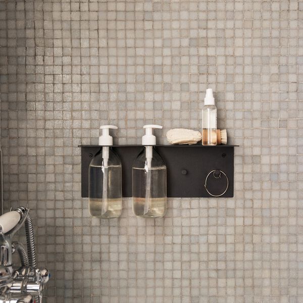 Dora Bathroom Shelf, black Dora Bathroom Shelf, black, ferm LIVING