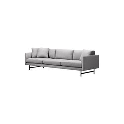 5623 Calmo 80 3-seater Sofa, grey/black, Fredericia Furniture