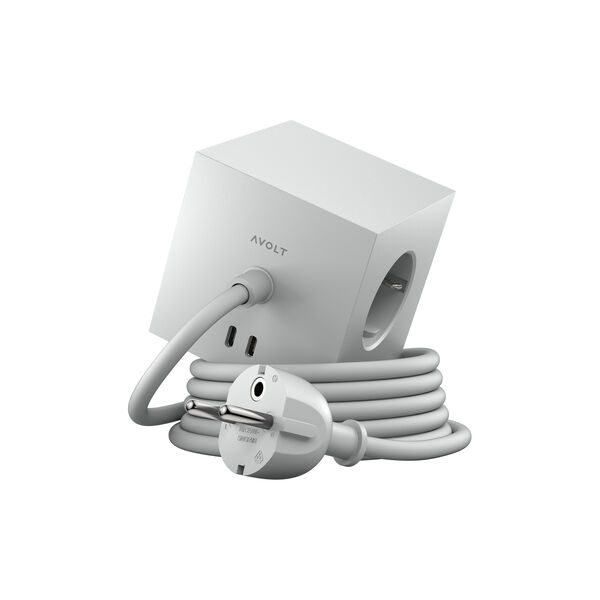 Square 1 USB-C (30W), gotland gray, Avolt