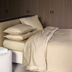 Lattice Duvet Cover, sesame, BOSS Home