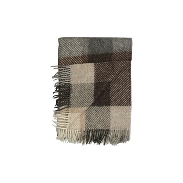 MYRULL Throw, beige, Røros Tweed
