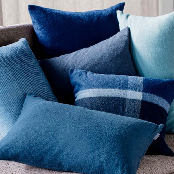 Manhattan Cushion Cover, dark blue/asphalt, ELVANG