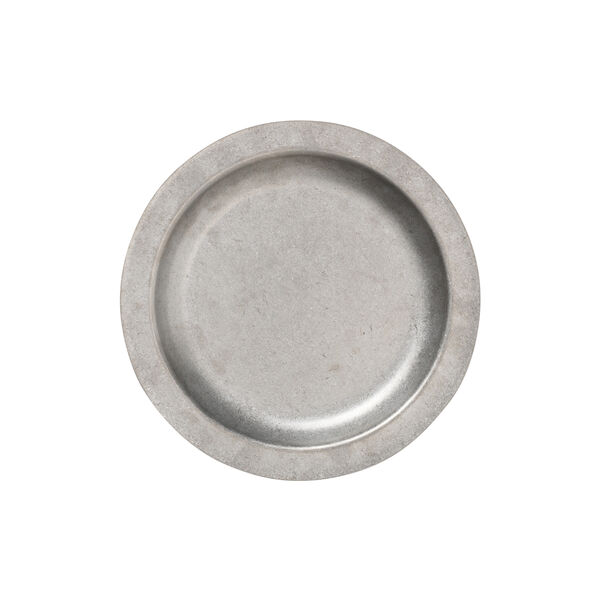Tumbled Plate, stainless steel, Ferm Living