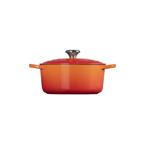 Signature round cast iron pot &Oslash; 24 cm, volcanic, Le Creuset
